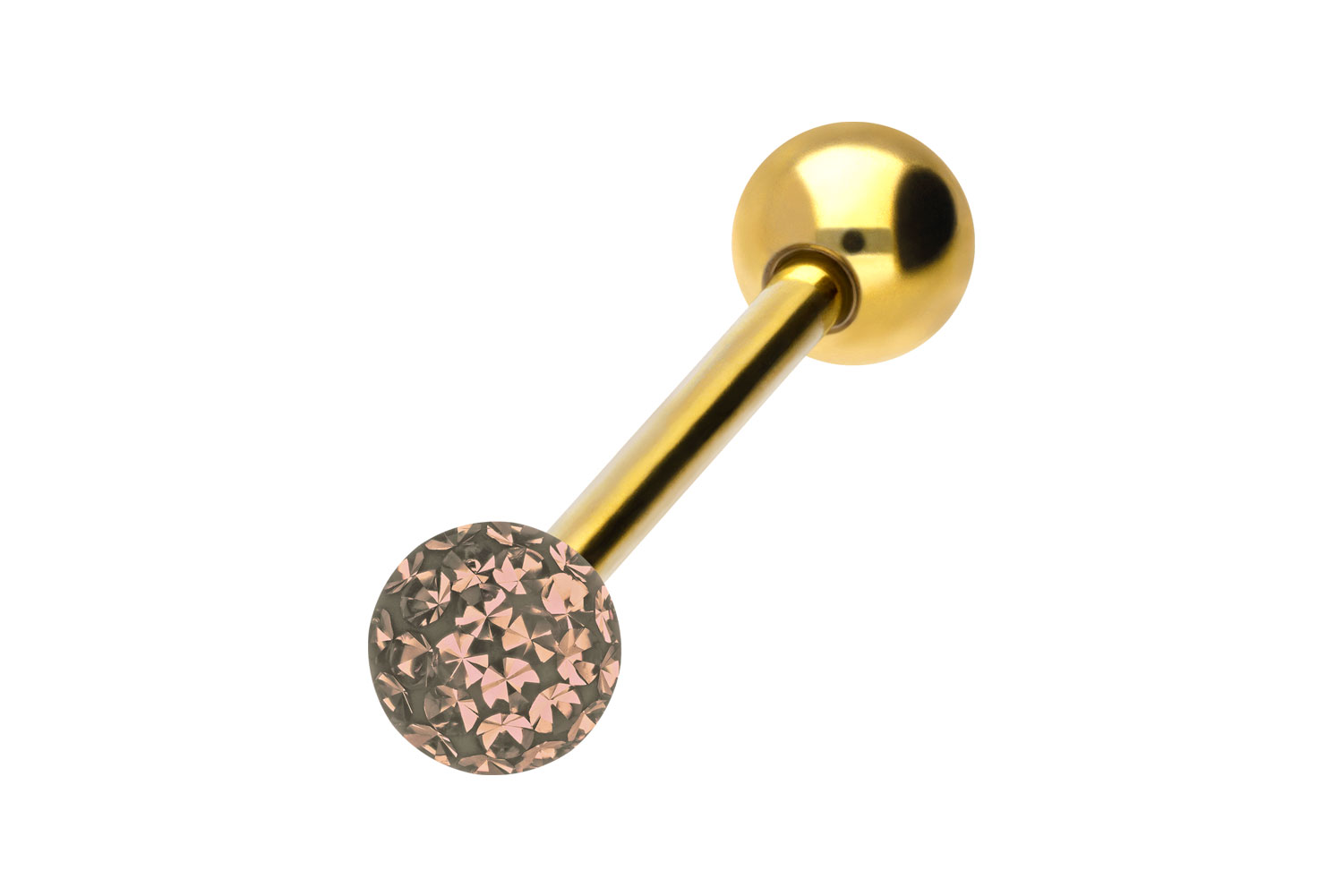 Titan Barbell Piercing EPOXY- + TITAN-KUGEL